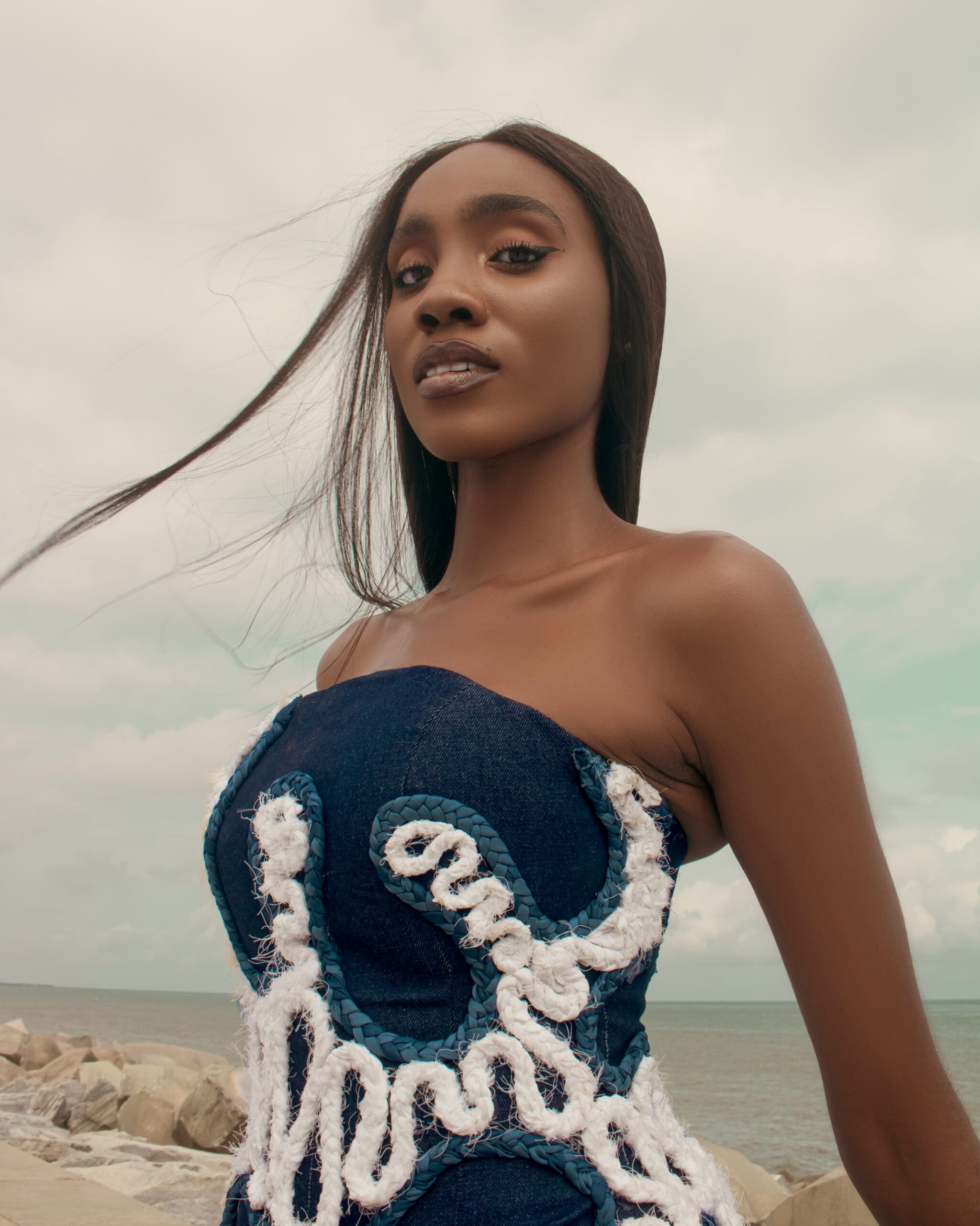 The Denim Swirl Dress - Image 2