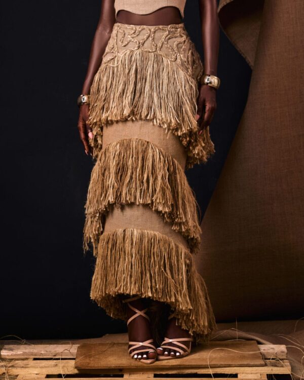 l.ong jute skirt
